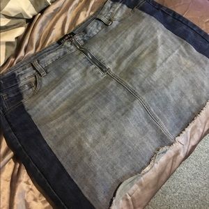 Fashion Nova Jean Skirt